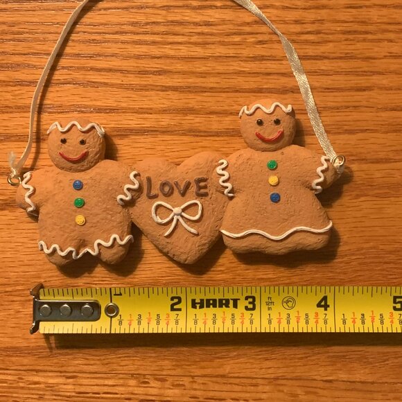 SET OF 2 LOVE GINGERBREAD MAN AND WOMAN - Picture 3 of 4